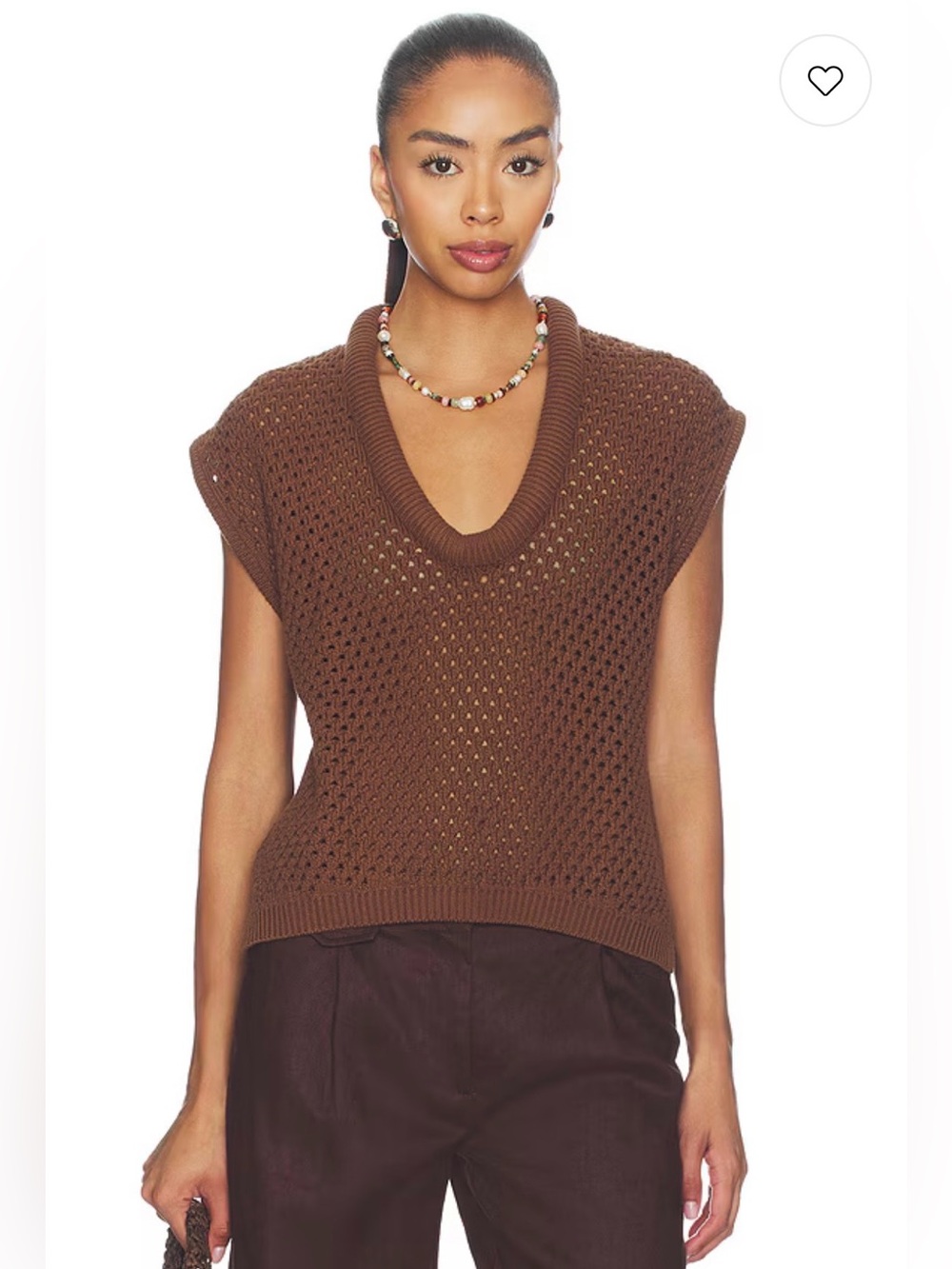 Pistola Beck Open Knit Cropped Sweater
